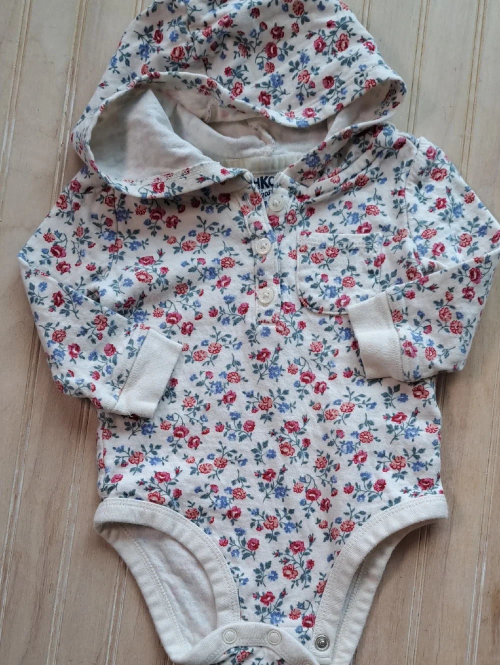 Carter’s OshKosh Floral Bunny Cottagecore 100% Cotton 2-Piece Bodysuit Set